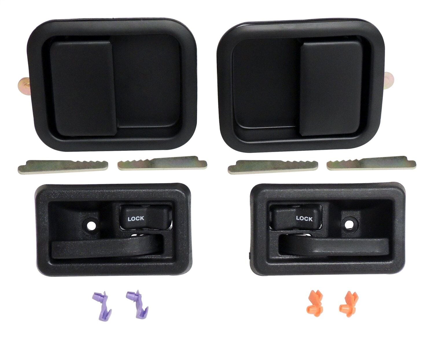 KAPI KOL SETİ İÇ-DIŞ / SAĞ-SOL TAKIM 1981-2006 JEEP CJ/YJ/TJ SİYAH