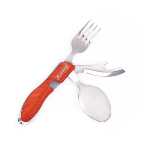 ORCAMP, KAMP ÇATAL KAŞIK BIÇAK SETİ, KIRMIZI