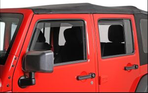 2007-2017 RUBICON JK CAM RÜZGARLIK SETİ 4 KAPI SİYAH