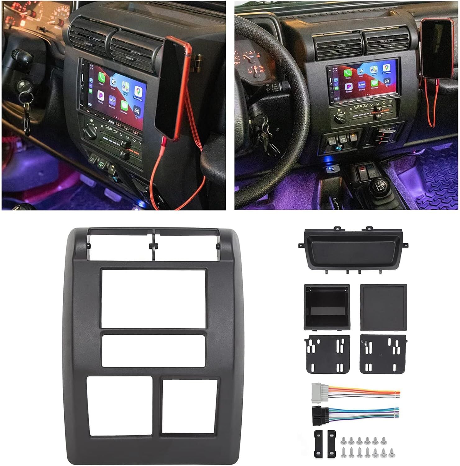 1997-2002 WRANGLER TJ ÖN GÖĞÜS MULTIMEDIA EKRAN MONTAJ PANELİ