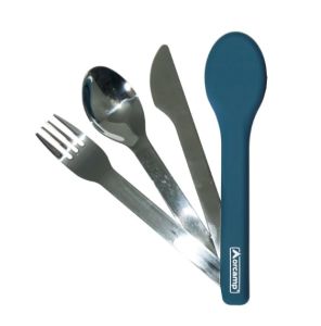 ORCAMP ÇATAL , KAŞIK , BIÇAK SEYEHAT SETİ , MAVİ