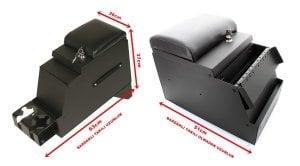TUFFY ÇELİK ARA KONSOL, ORTA KONSOL, KOL DAYAMA TEYP YUVALI 1976-1995 JEEP CJ VE WRANGLER YJ