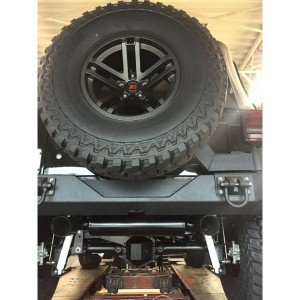 2007+ JEEP RUBICON EGZOS SİSTEMİ ÇİFT ÇIKIŞ SİYAH