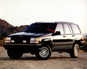 1993-1995 JEEP GRAND CHEROKEE ZJ YAN DİKİZ AYNASI, YAN AYNA SOL TARAF
