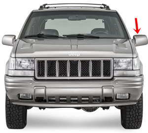 1996-1998 JEEP GRAND CHEROKEE ZJ YAN DİKİZ AYNASI, YAN AYNA SOL TARAF