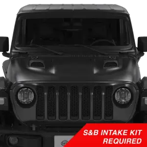S&B KAPUT ÜSTÜ HAVA GİRİŞ KANALLARI JEEP WRANGLER JL