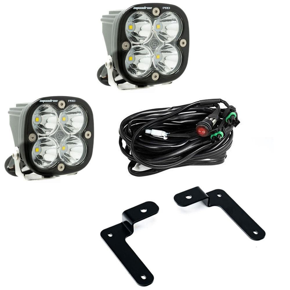 18-25 JEEP WRANGLER JL RUBICON CAM ÖNÜ BAJA DESIGNS SQUADRON PRO LED AYDINLATMA  SETİ