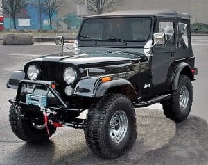 1955-1986 JEEP CJ5-6-7-8 DIŞ AYNA TAKIMI PASLANMAZ ÇELİK