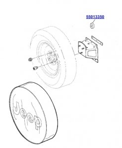 1987-1995 JEEP WRANGLER YJ ARKA STEPNE TAKOZU