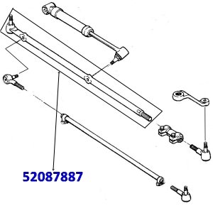 1997-2006 JEEP WRANGLER TJ ROTBAŞI, ÖN SAĞ UZUN ROTBAŞI