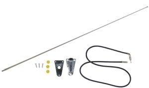 1976-1995 JEEP CJ VE WRANGLER YJ RADYO ANTEN SETİ (KROM)