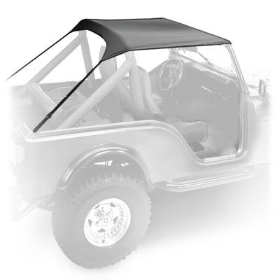 BİKİNİ TENTE JEEP CJ-5 SİYAH RENK