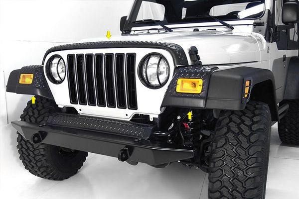 ÖN ÇAMURLUK KORUMA SETİ 1997-2006 JEEP WRANGLER TJ