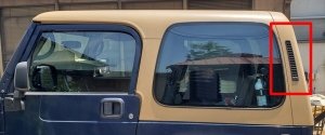 1987-1995 JEEP WRANGLER YJ HARDTOP HAVALANDIRMA IZGARASI (1 ADET)