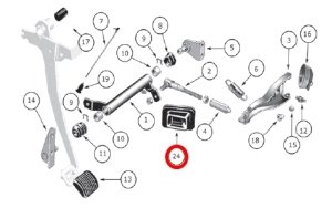 1980-1986 JEEP CJ5 / CJ6 / CJ7 / CJ8 DEBRİYAJ ÇATAL KÖRÜĞÜ, KÖRÜK