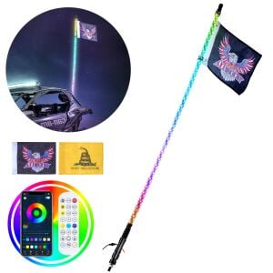 VEVOR LED AYDINLATMALI TRAIL BAYRAK SETİ 152CM