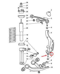 2002-2007 JEEP LİBERTY KJ ÖN ALT ROTİL (1 ADET)