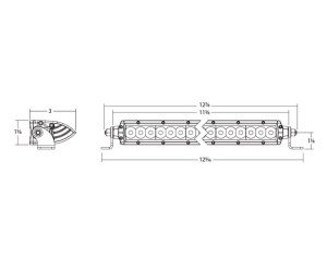 10 İNÇ SR2 LED SÜRÜŞ BAR CE