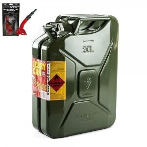 YAKIT BİDONU 20 LİTRE YEŞİL HUNİ İLE KOMPLE SET