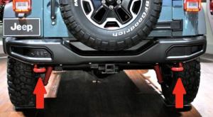 2007-2017 JEEP WRANGLER RUBICON ÇEKİ KANCA SETİ ARKA