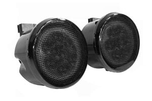 QUAKE SMOKED LED PARK VE SİNYAL LAMBASI  ÖN FAR ALTI JEEP WRANGLER JK 07-18