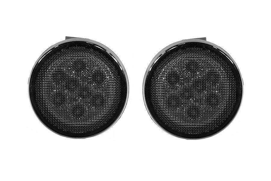 QUAKE SMOKED LED PARK VE SİNYAL LAMBASI  ÖN FAR ALTI JEEP WRANGLER JK 07-18